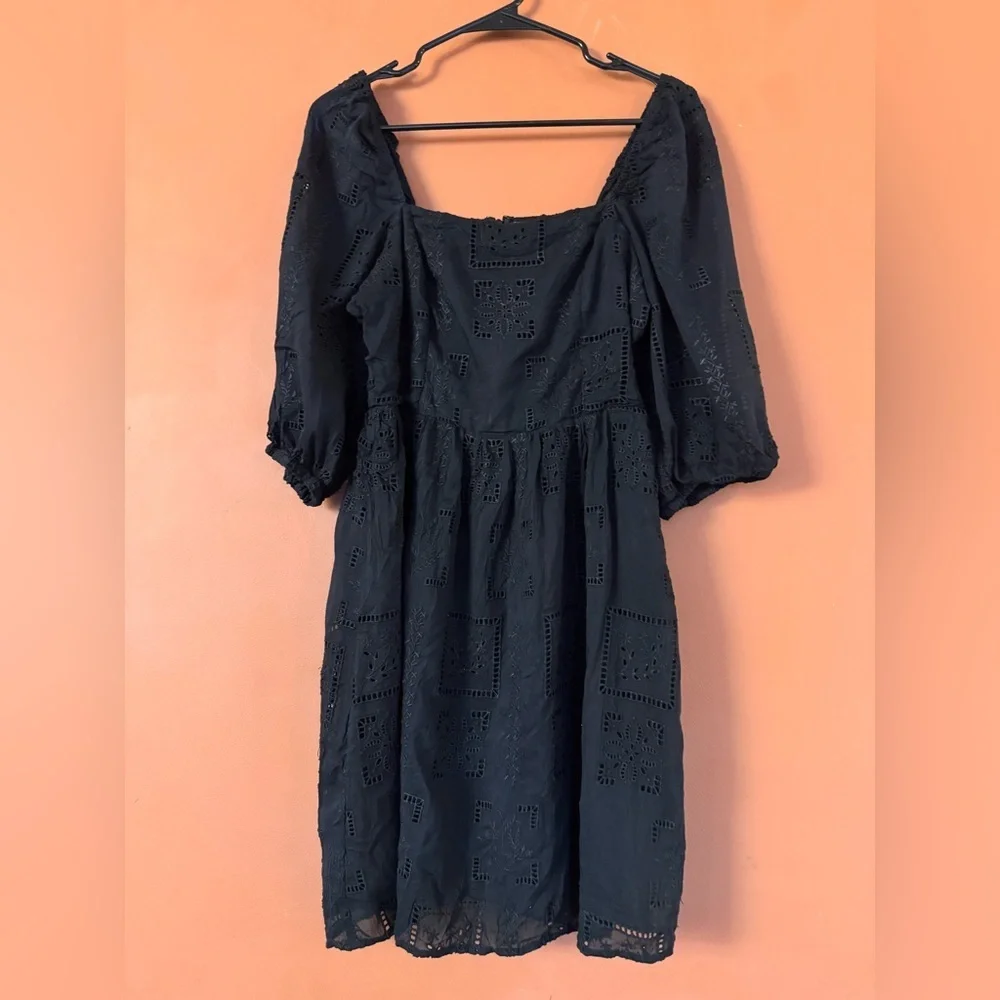 Johnny Was Ella Mini Dress in black size Small